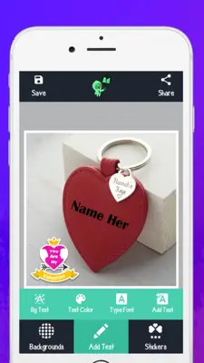 Name On Necklace - Name Art android App screenshot 2